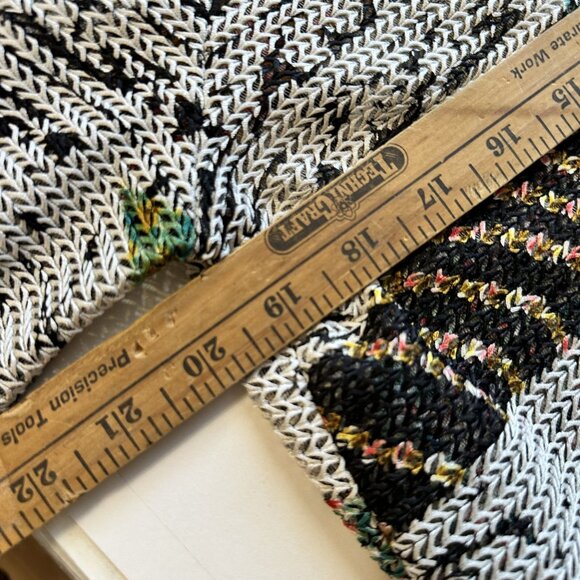 Joseph Ribkoff Womens Top Multicolor Abstract Knit Cardigan Size 8 Button Front - Picture 6 of 9